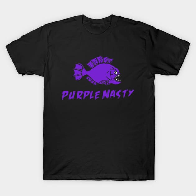 Purple Nasty T-Shirt by dizzycat-biz